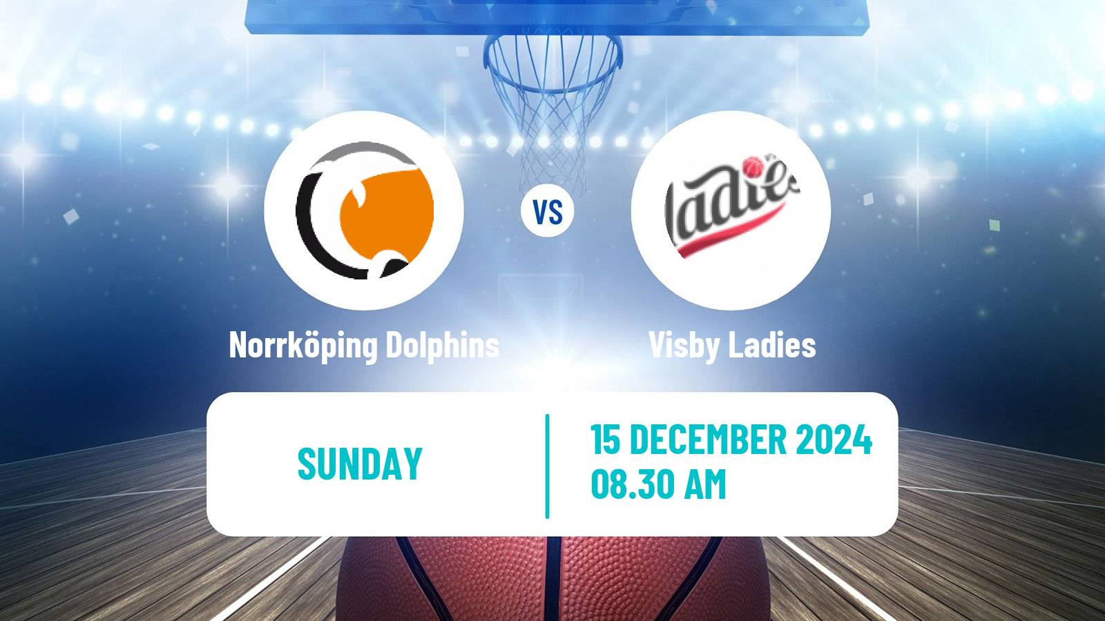 Basketball Swedish Basketligan Women Norrköping Dolphins - Visby