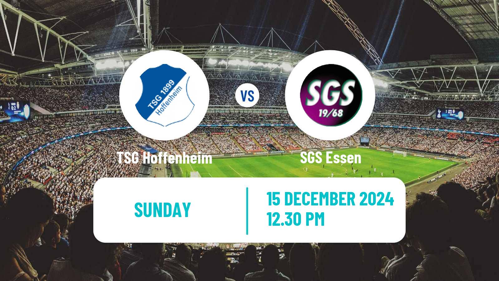 Soccer German Bundesliga Women TSG Hoffenheim - SGS Essen