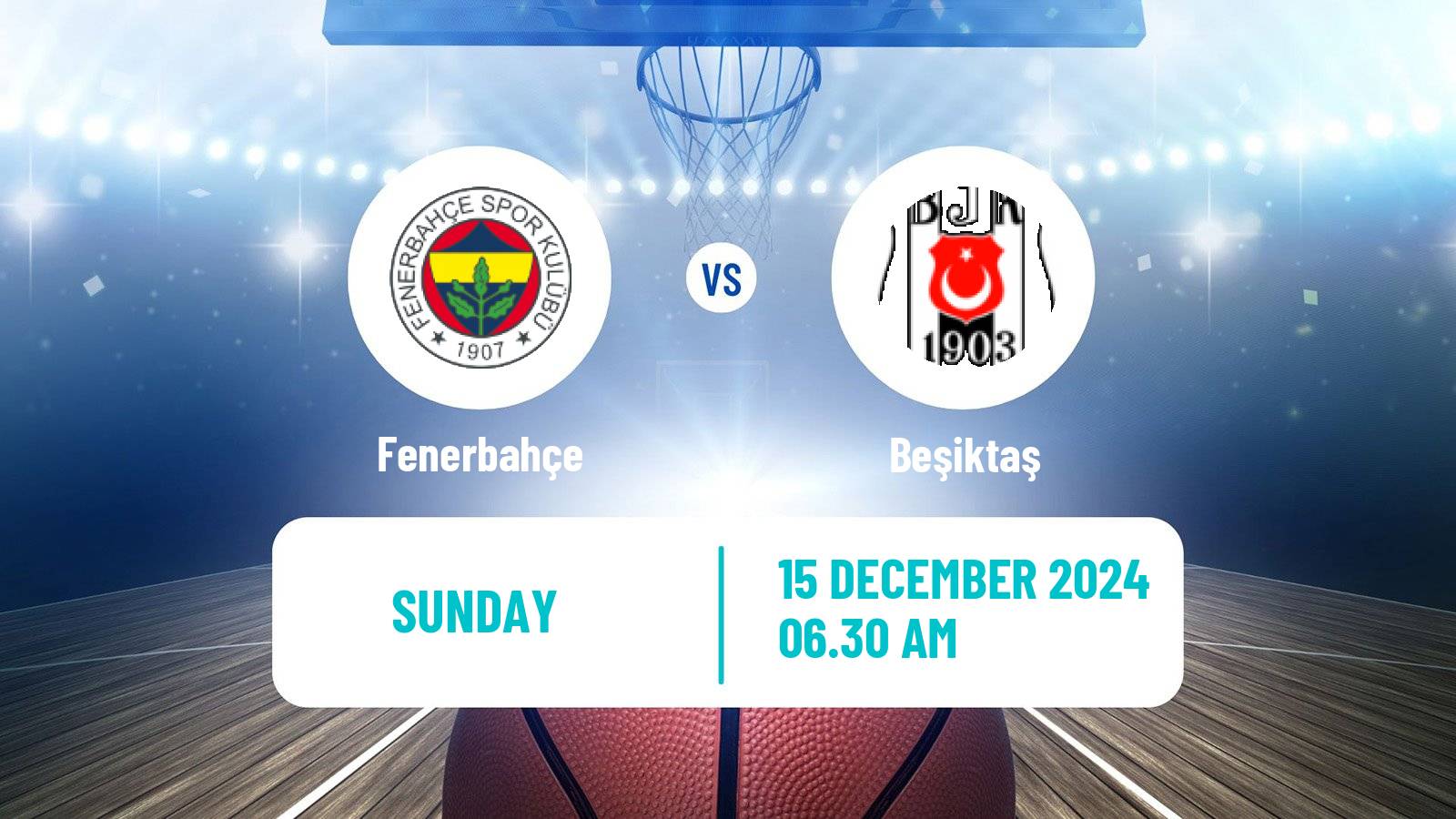 Basketball Turkish Basketball League Women Fenerbahçe - Beşiktaş