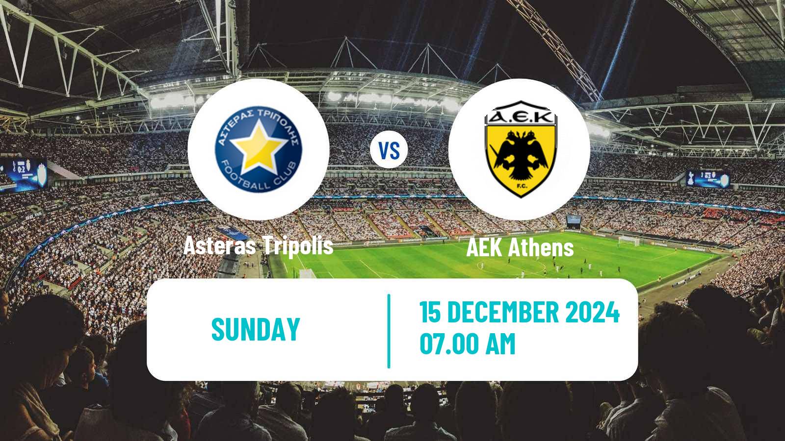 Soccer Greek Division A Women Asteras Tripolis - AEK Athens