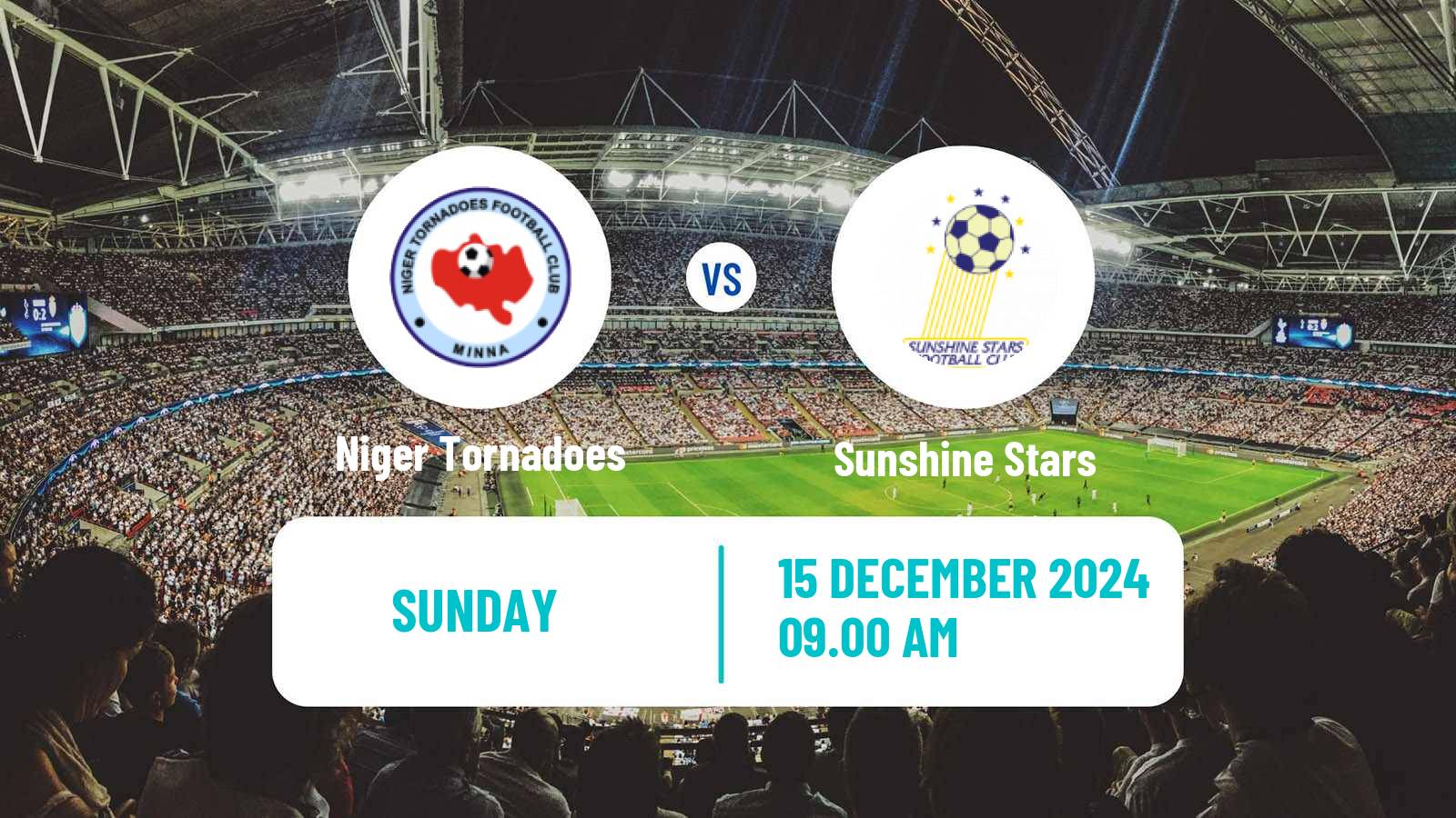 Soccer Nigerian Premier League Niger Tornadoes - Sunshine Stars