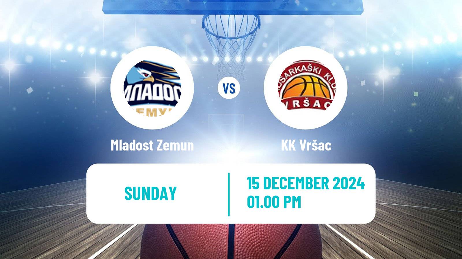 Basketball Serbian First League Basketball Mladost Zemun - Vršac