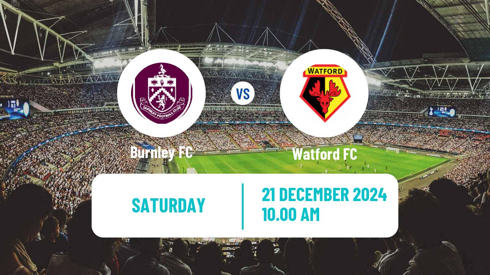 Soccer English League Championship Burnley - Watford