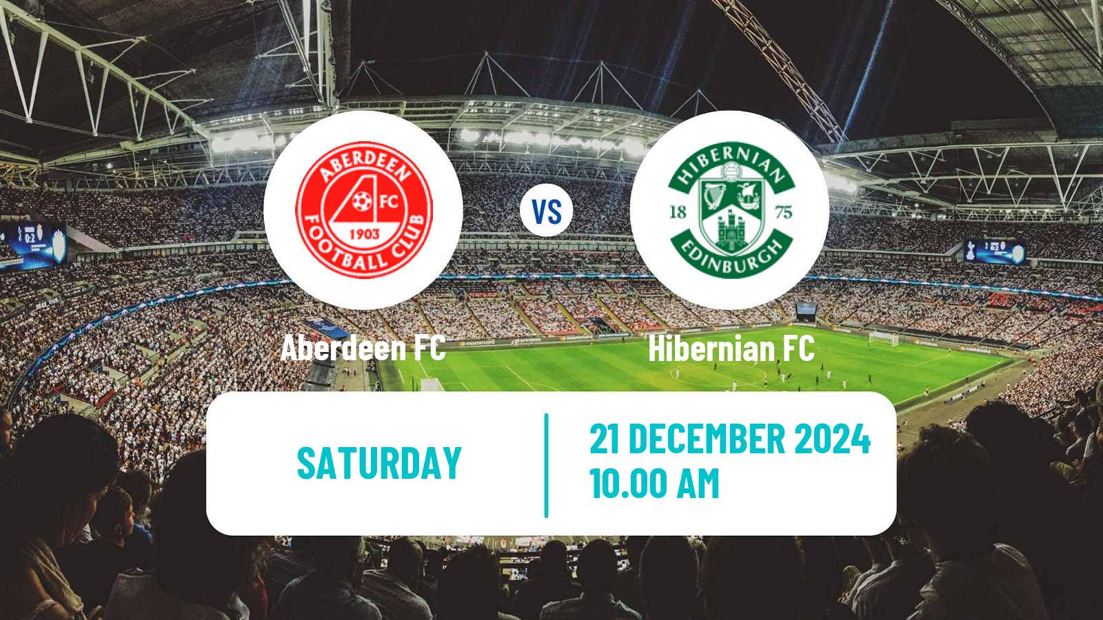 Soccer Scottish Premier League Aberdeen - Hibernian