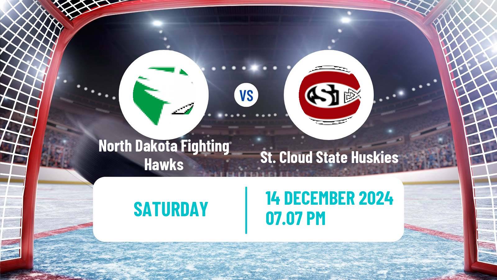 Hockey NCAA Hockey North Dakota Fighting Hawks - St. Cloud State Huskies