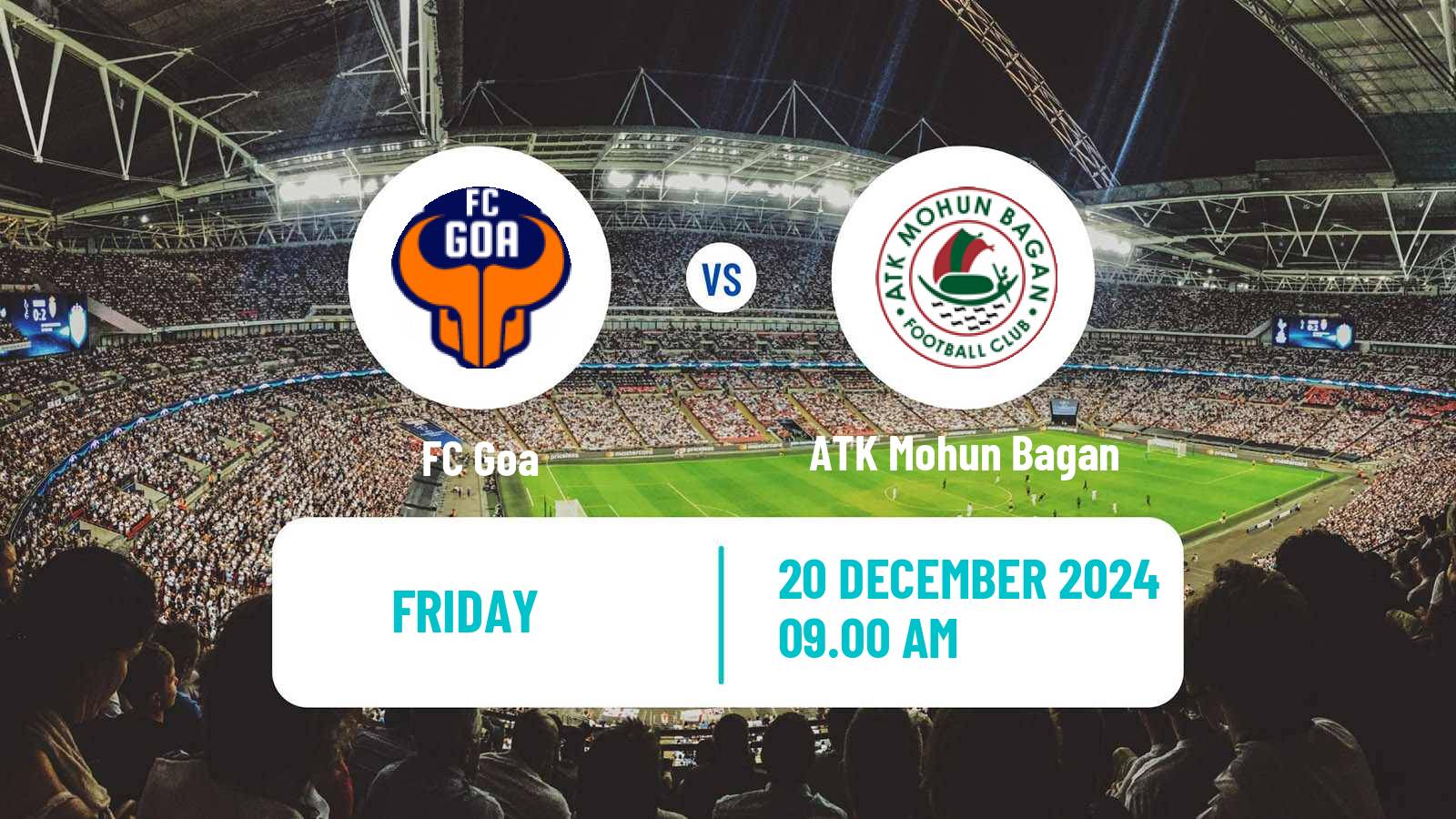 Soccer Indian ISL Goa - ATK Mohun Bagan