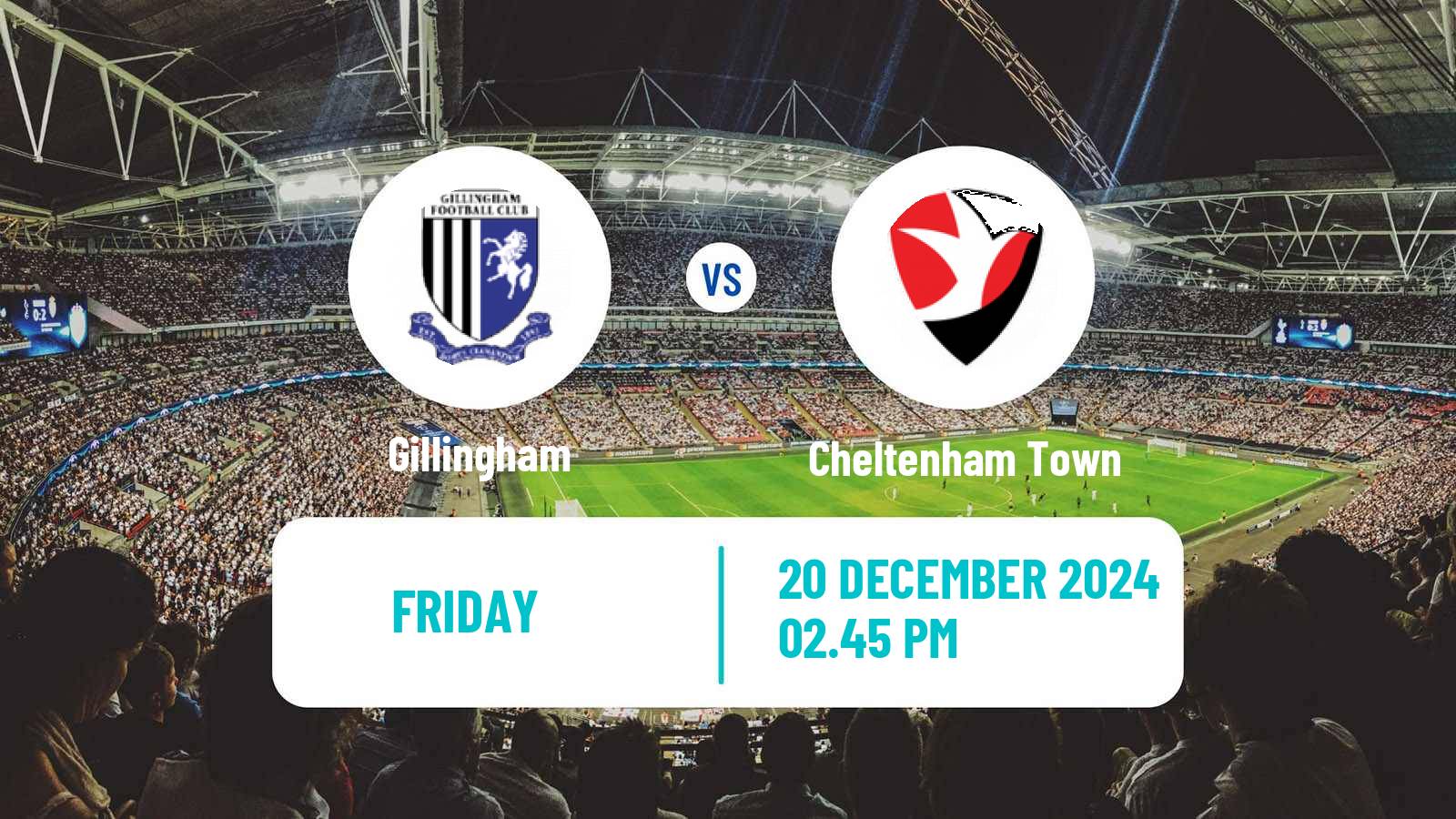 Soccer English League Two Gillingham - Cheltenham Town