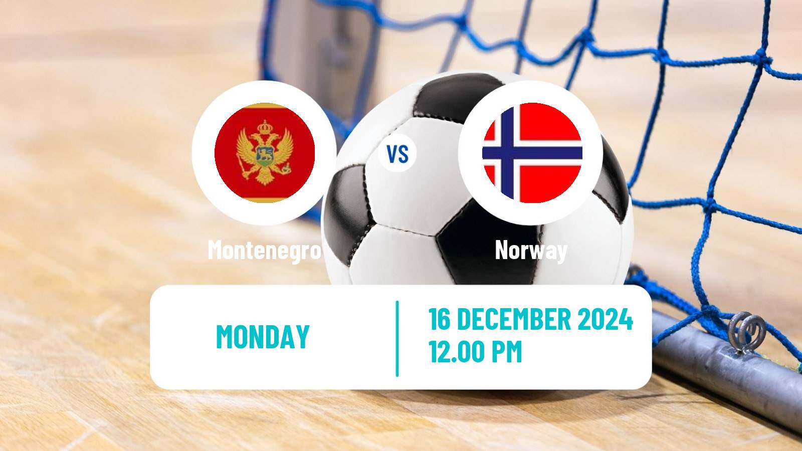 Futsal UEFA Futsal Euro Montenegro - Norway