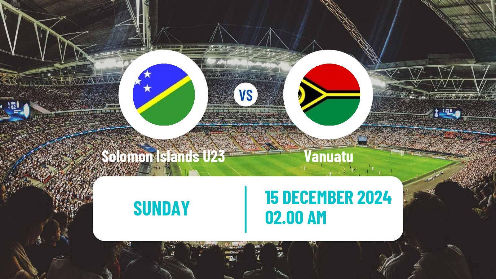 Soccer Friendly Solomon Islands U23 - Vanuatu