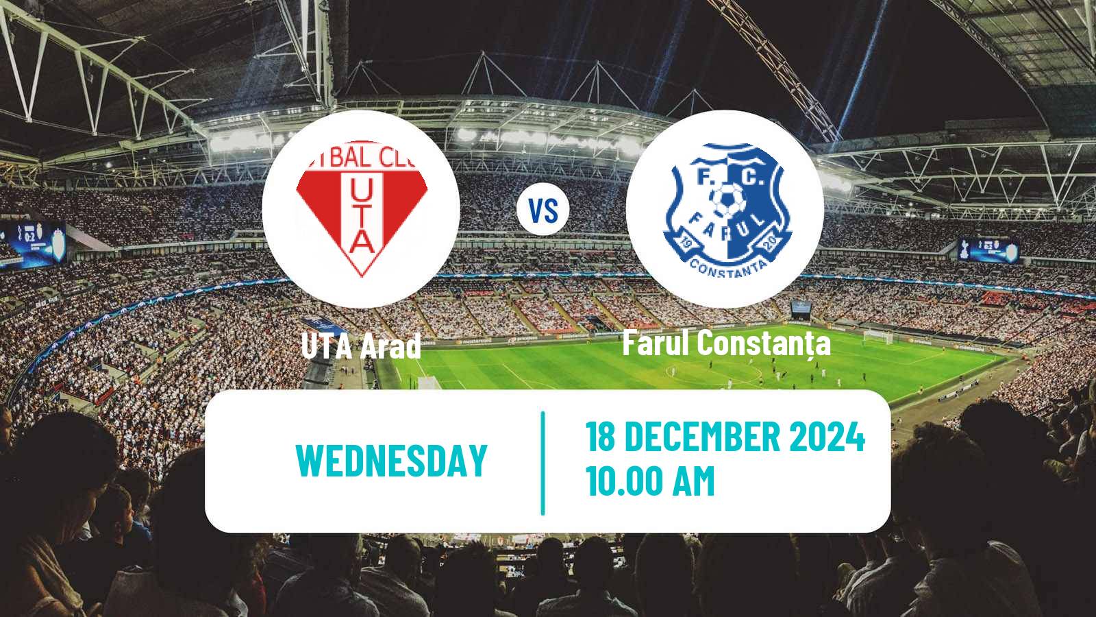 Soccer Romanian Cup UTA Arad - Farul Constanța