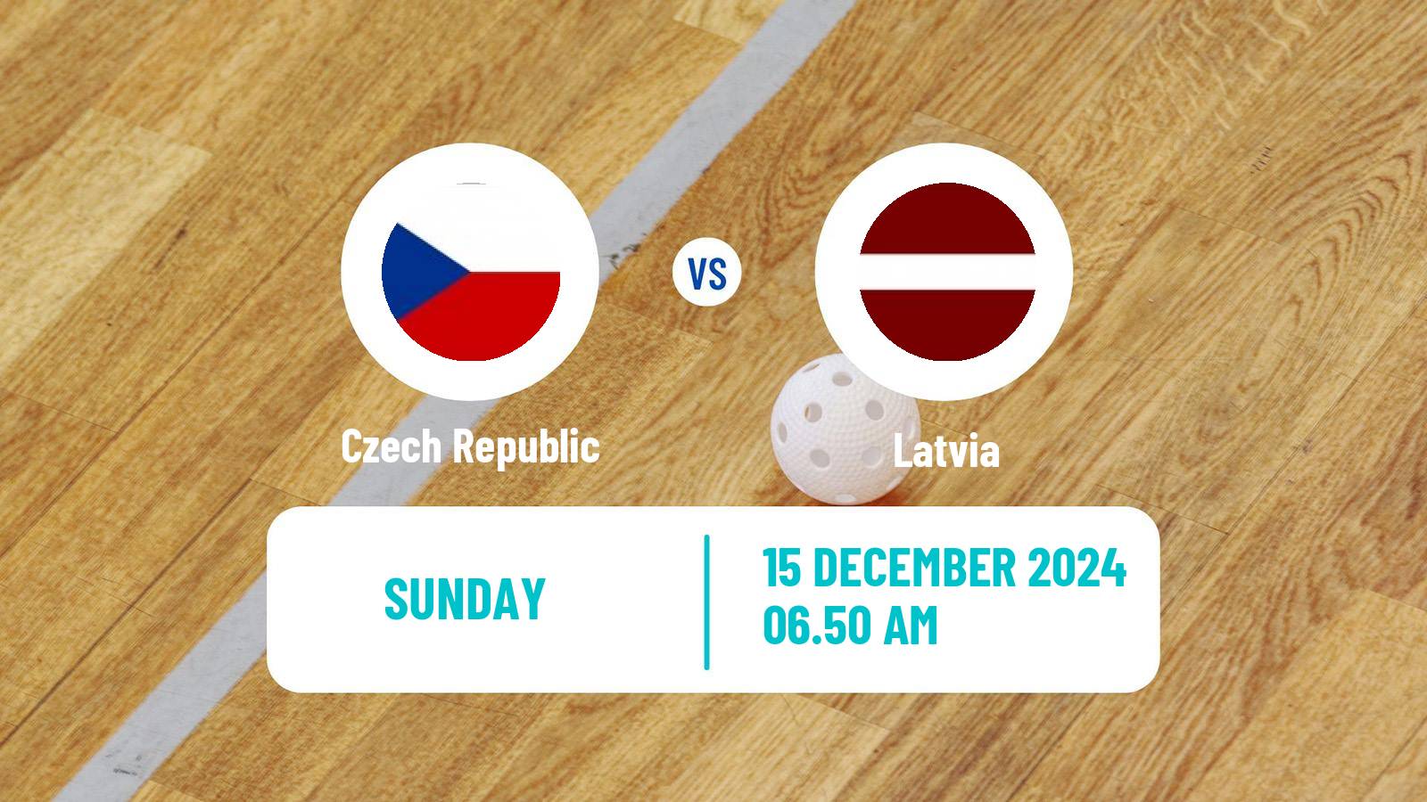 Floorball World Championship Floorball Czech Republic - Latvia