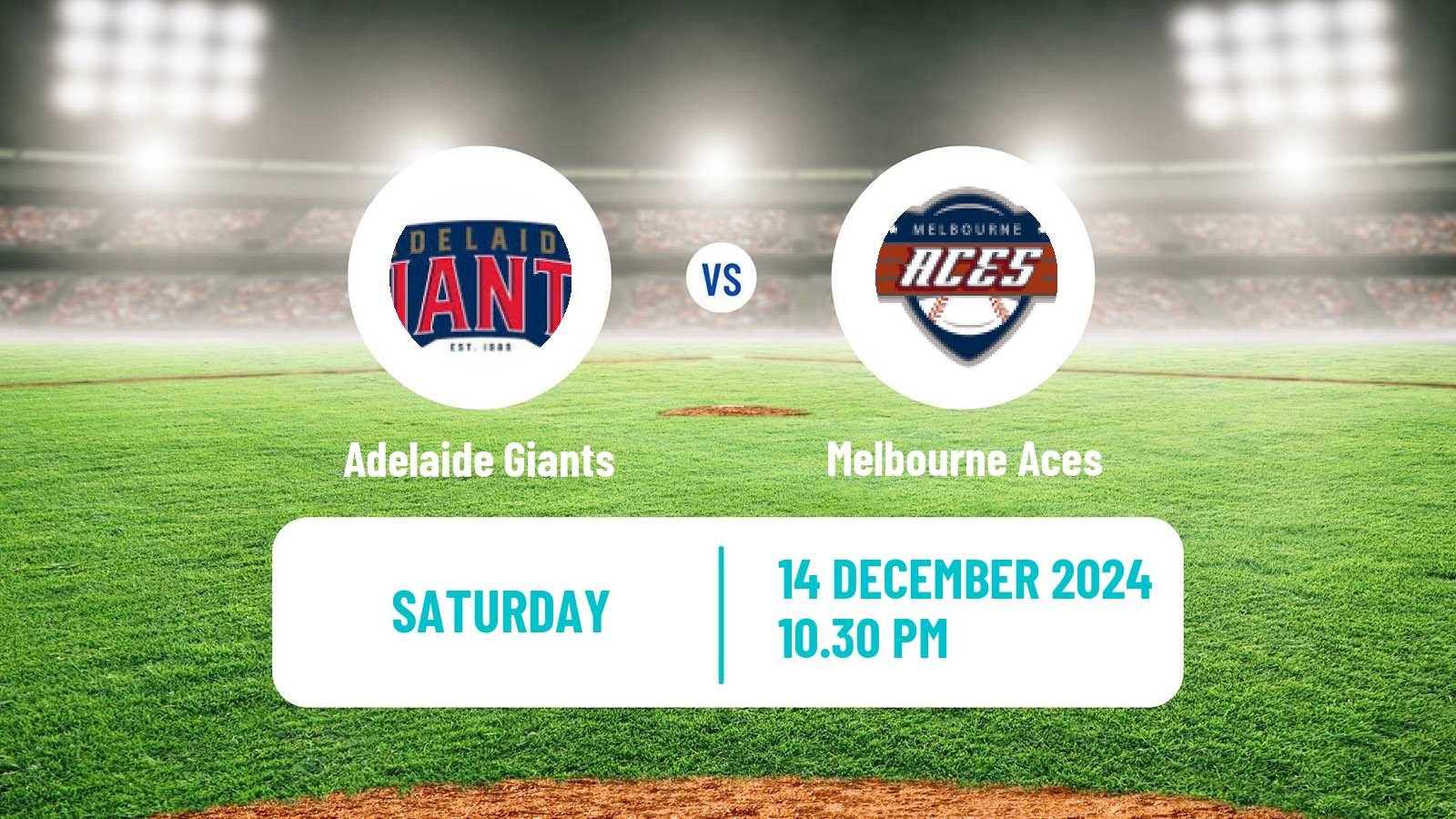 Baseball Australian ABL Adelaide Giants - Melbourne Aces