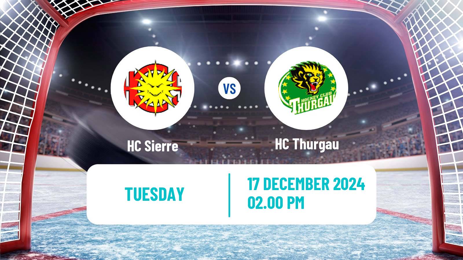 Hockey Swiss League Hockey Sierre - Thurgau