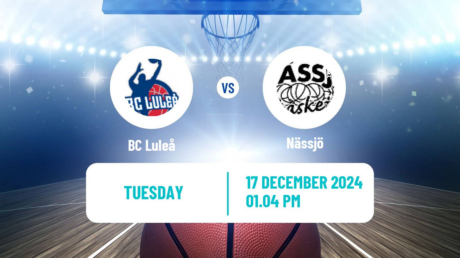 Basketball Swedish Basketligan Luleå - Nässjö