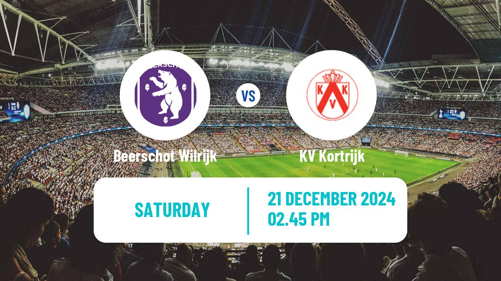 Soccer Belgian Jupiler Pro League Beerschot Wilrijk - Kortrijk