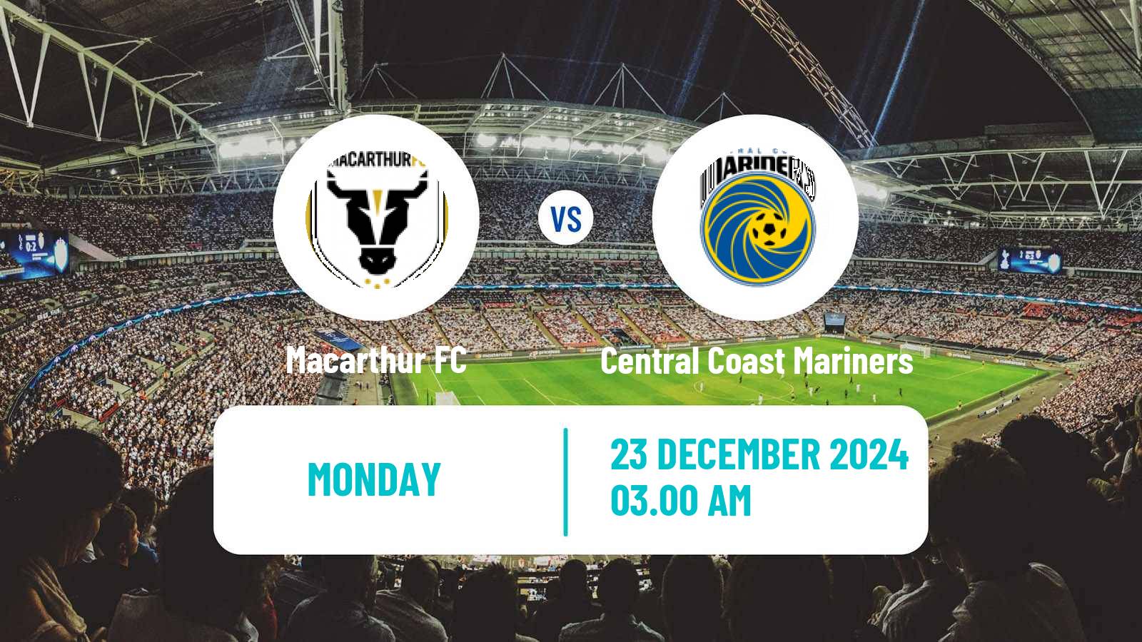 Soccer Australian A-League Macarthur FC - Central Coast Mariners