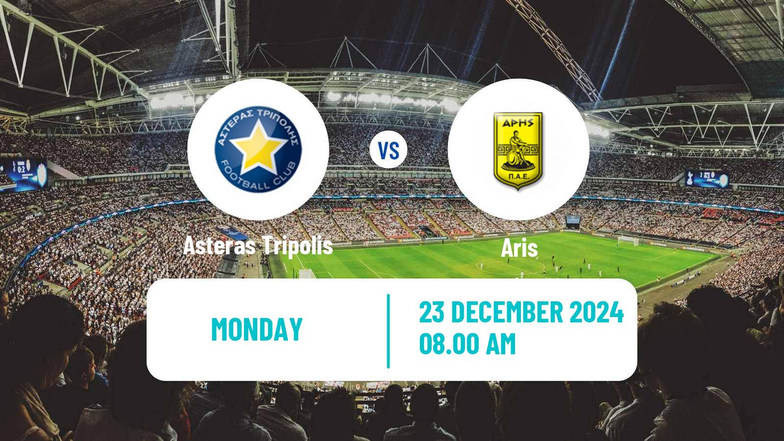 Soccer Greek Super League Asteras Tripolis - Aris