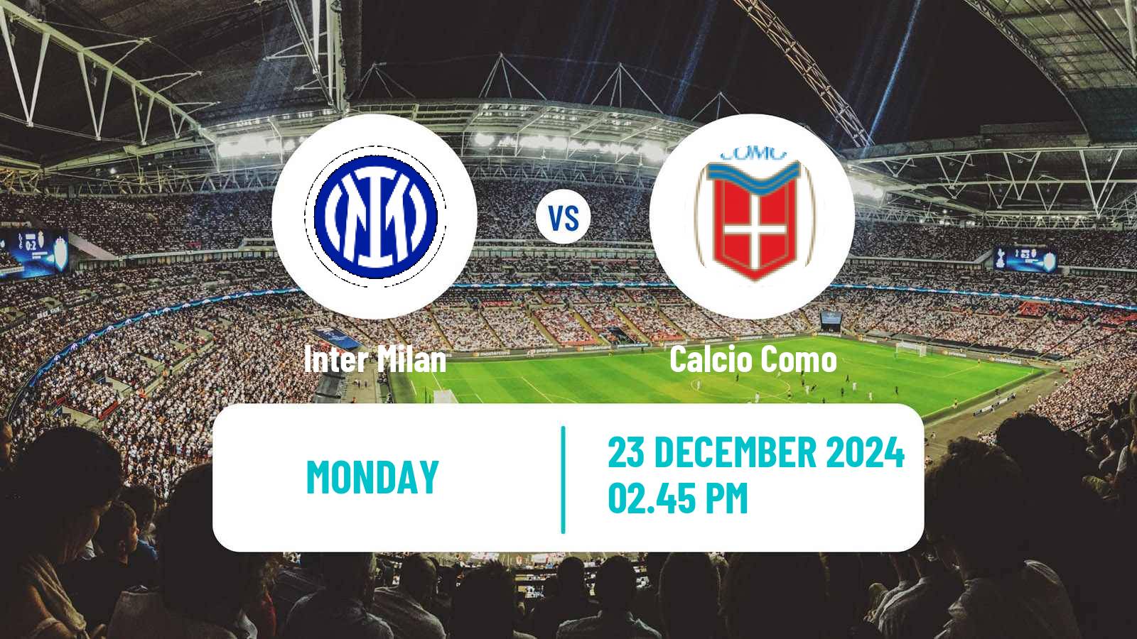 Soccer Italian Serie A Inter Milan - Como