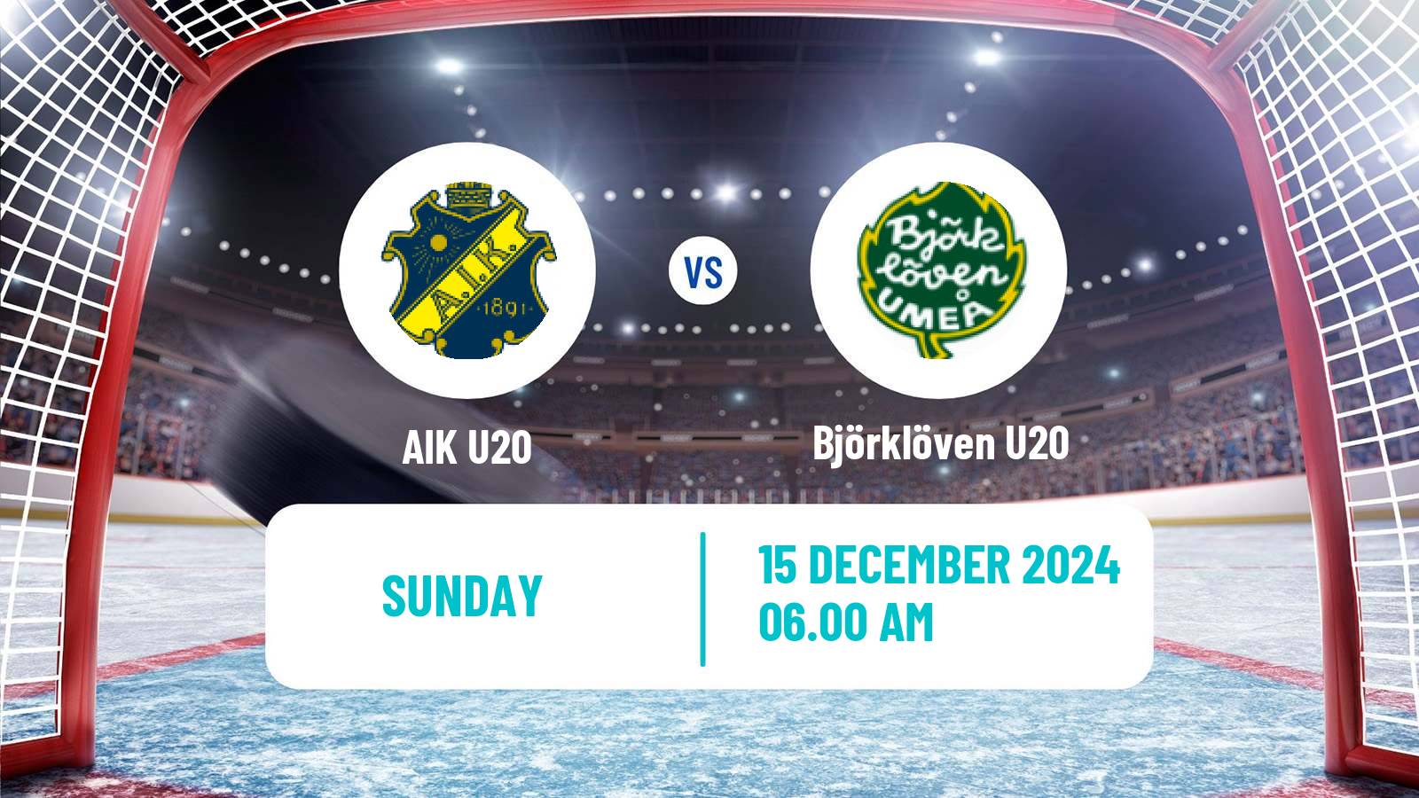 Hockey Swedish Superelit U20 Hockey AIK U20 - Björklöven U20