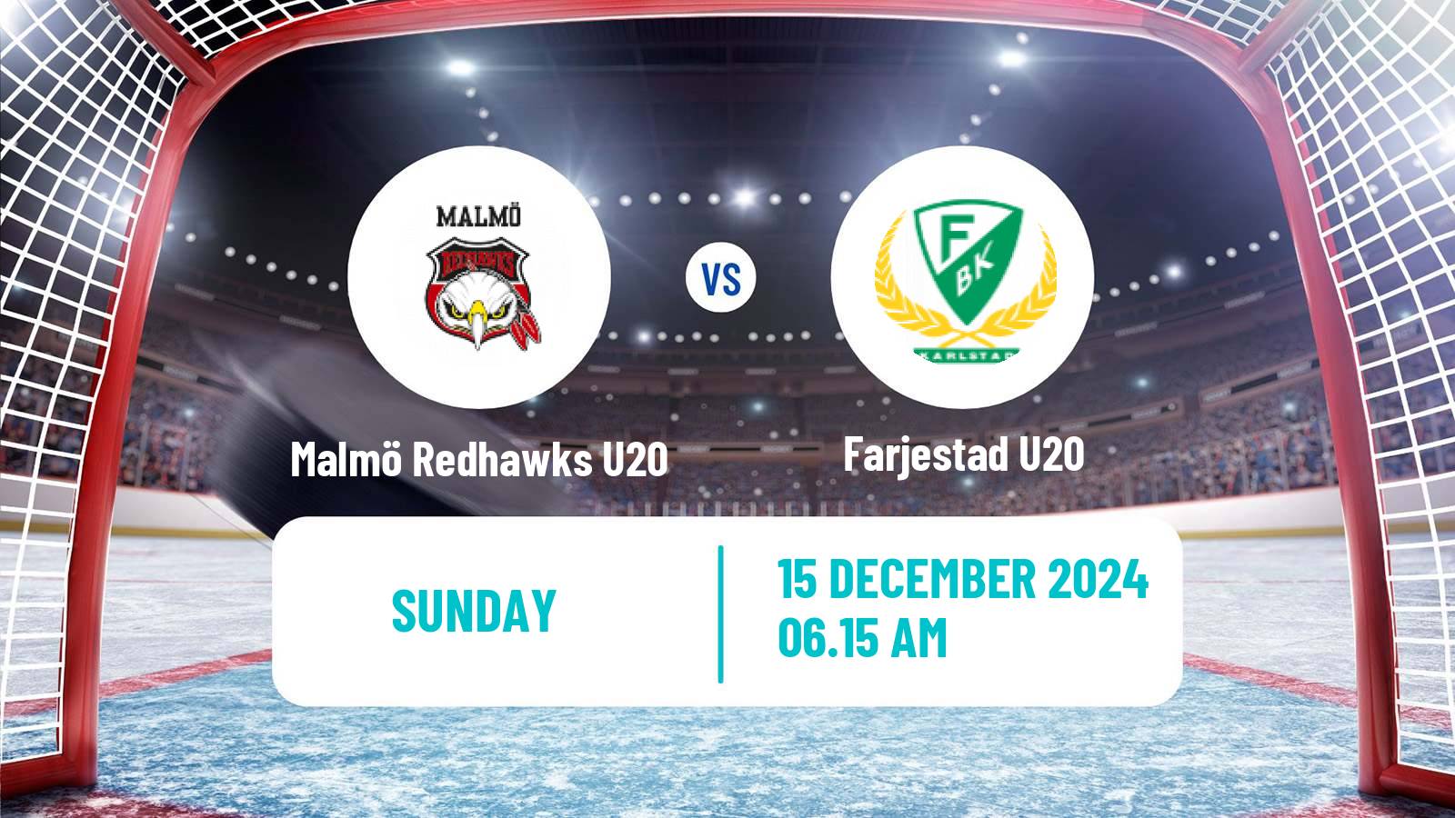 Hockey Swedish Superelit U20 Hockey Malmö Redhawks U20 - Farjestad U20