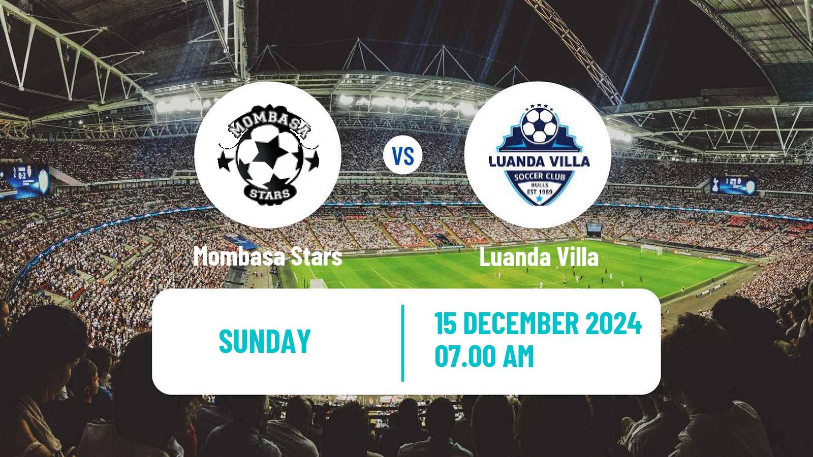 Soccer Kenyan Super League Mombasa Stars - Luanda Villa