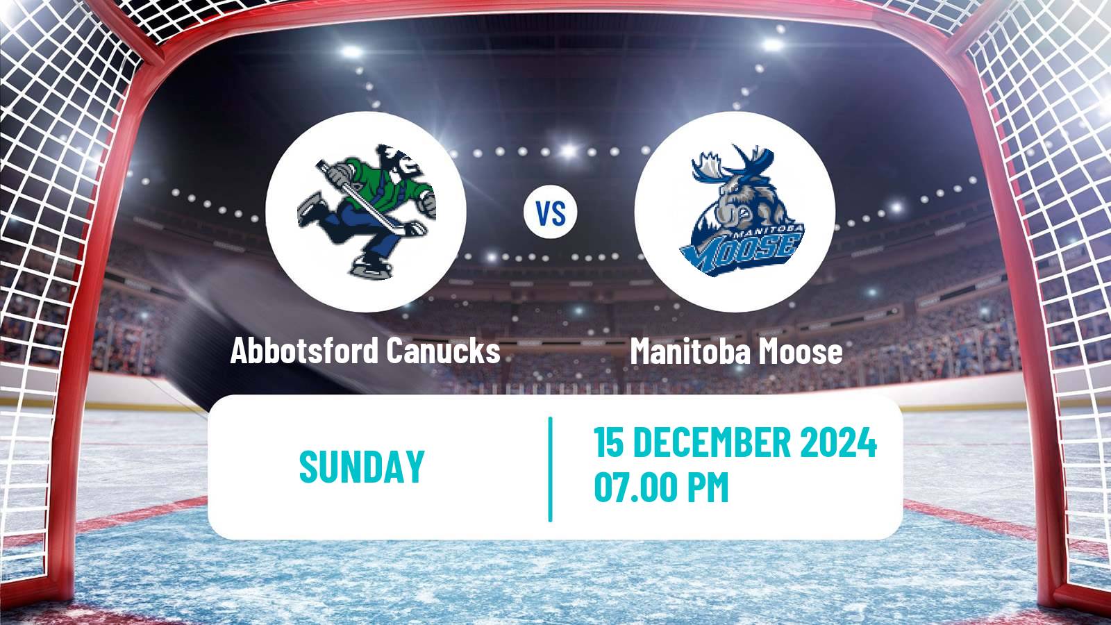 Hockey AHL Abbotsford Canucks - Manitoba Moose