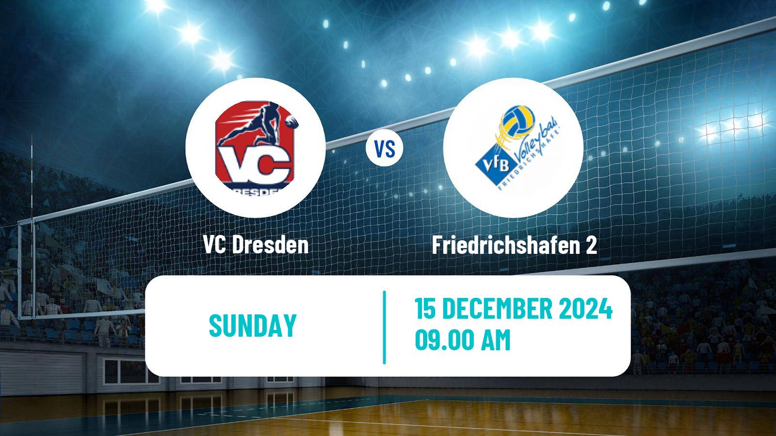 Volleyball German 2 Bundesliga South Volleyball VC Dresden - Friedrichshafen 2