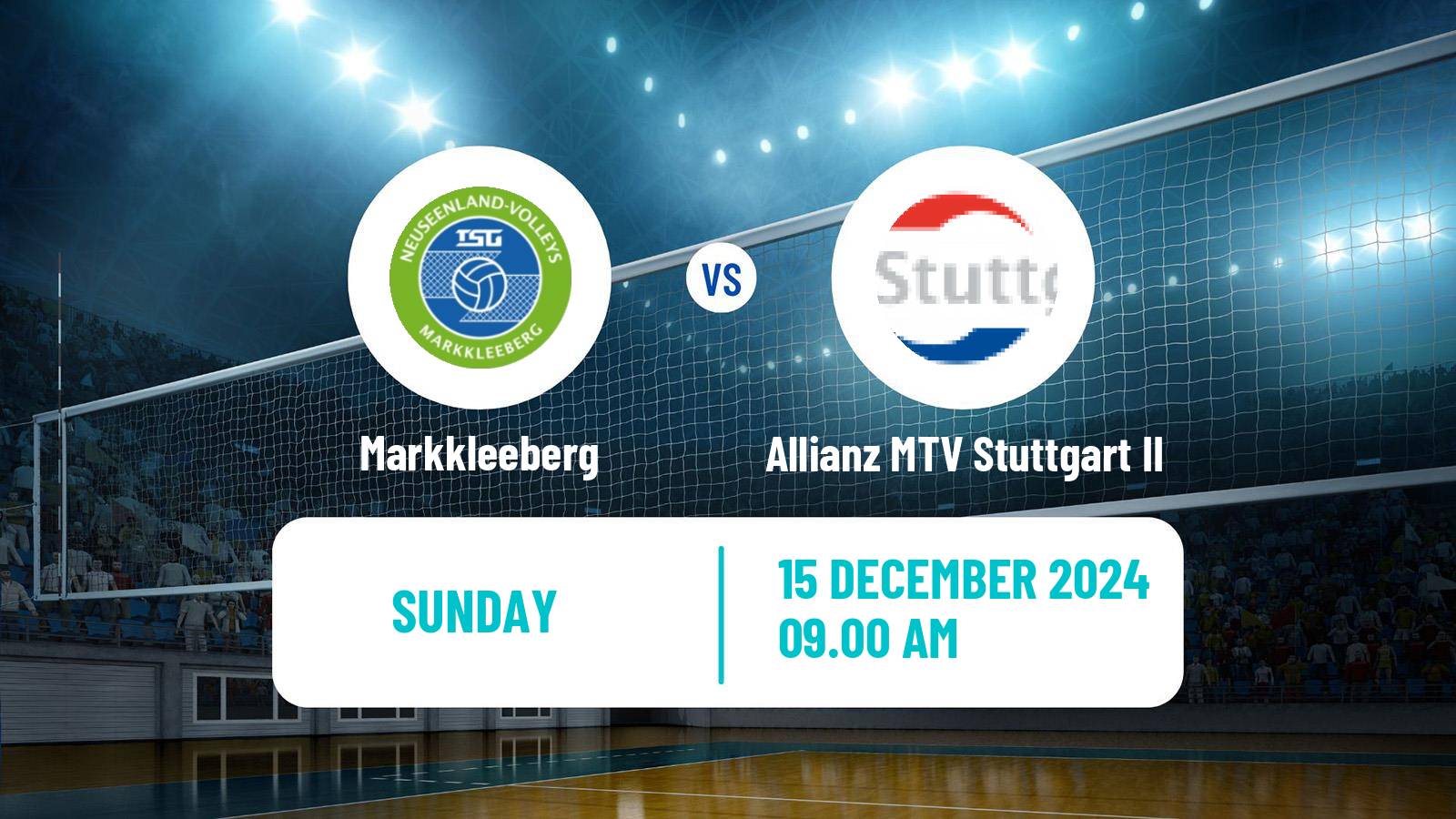 Volleyball German 2 Bundesliga South Volleyball Women Markkleeberg - Allianz MTV Stuttgart II