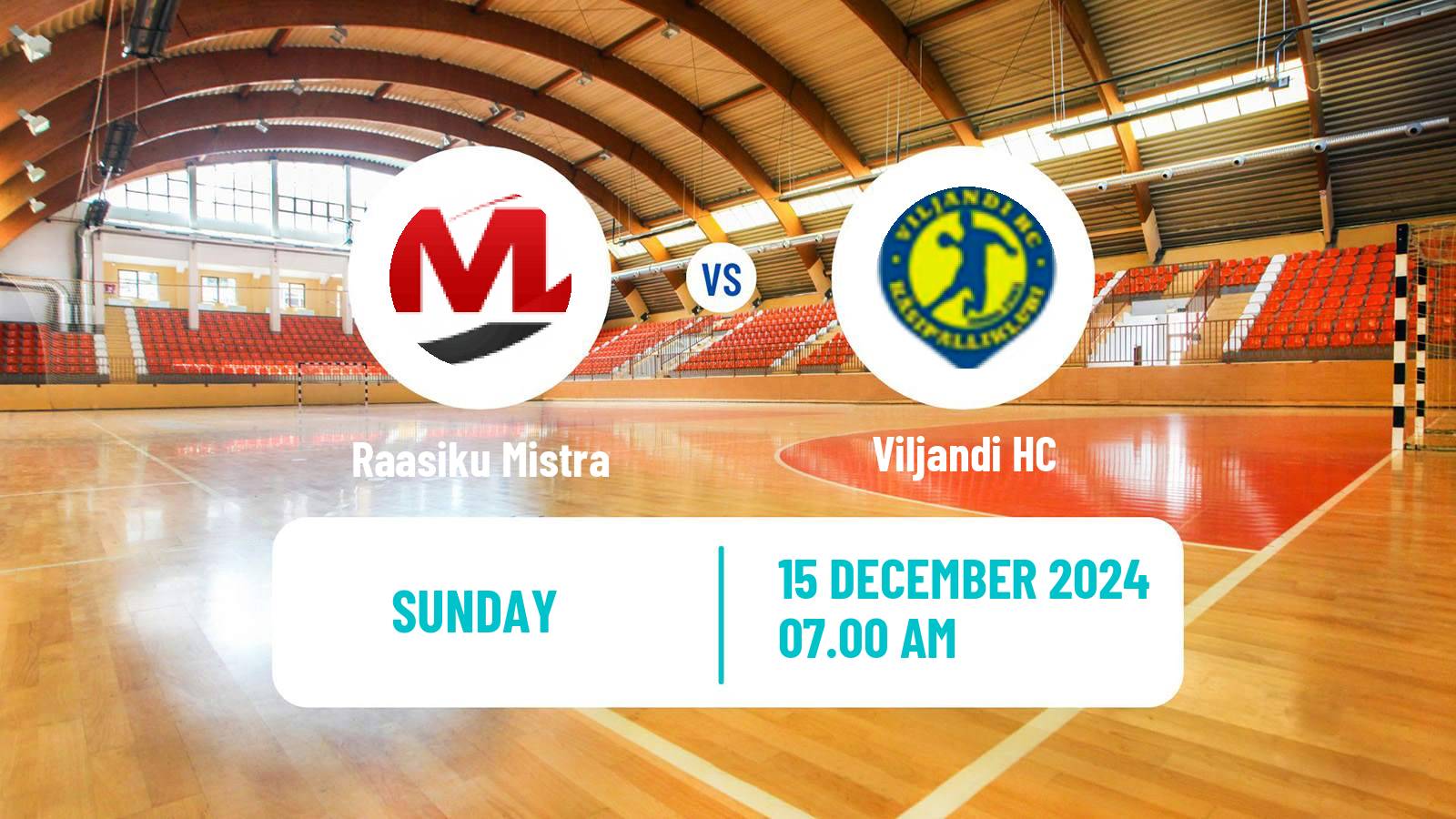 Handball Estonian Meistriliiga Handball Raasiku Mistra - Viljandi