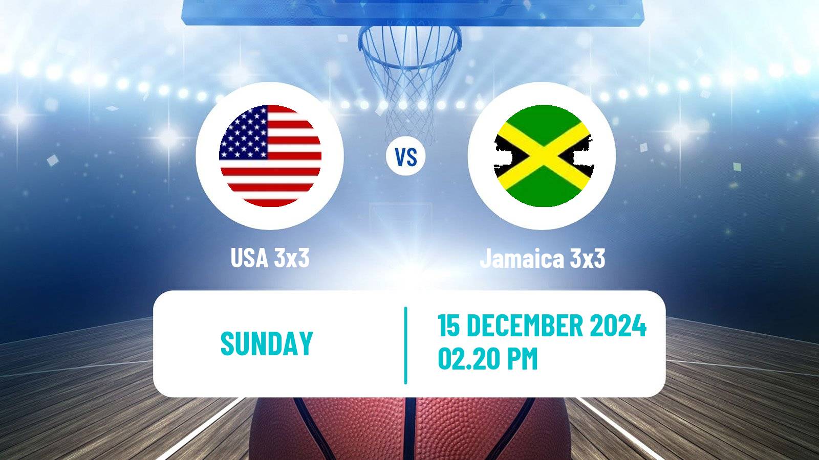 Basketball Americup 3x3 USA 3x3 - Jamaica 3x3