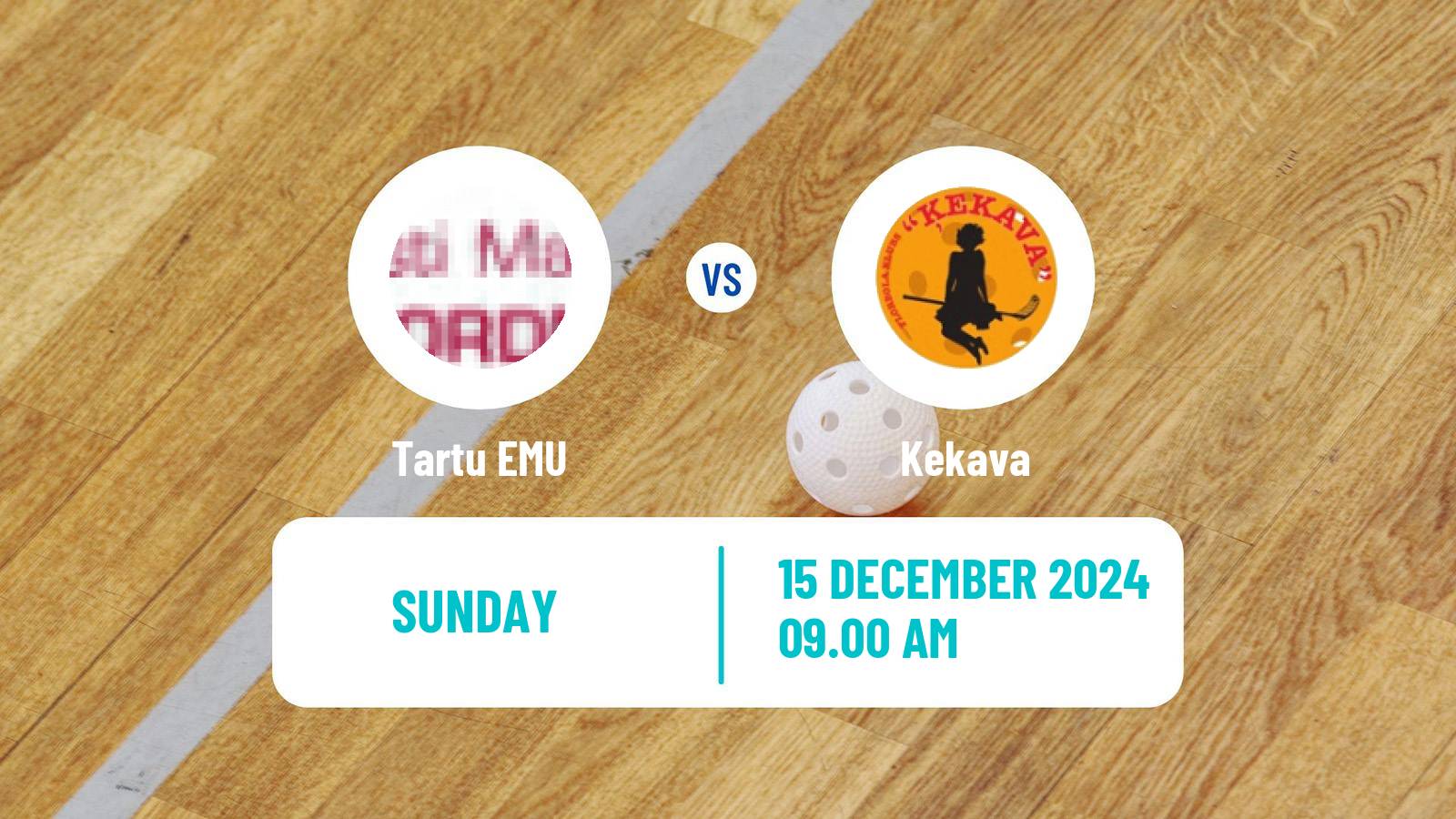 Floorball Latvian Elvi Liga Women Tartu EMU - Kekava