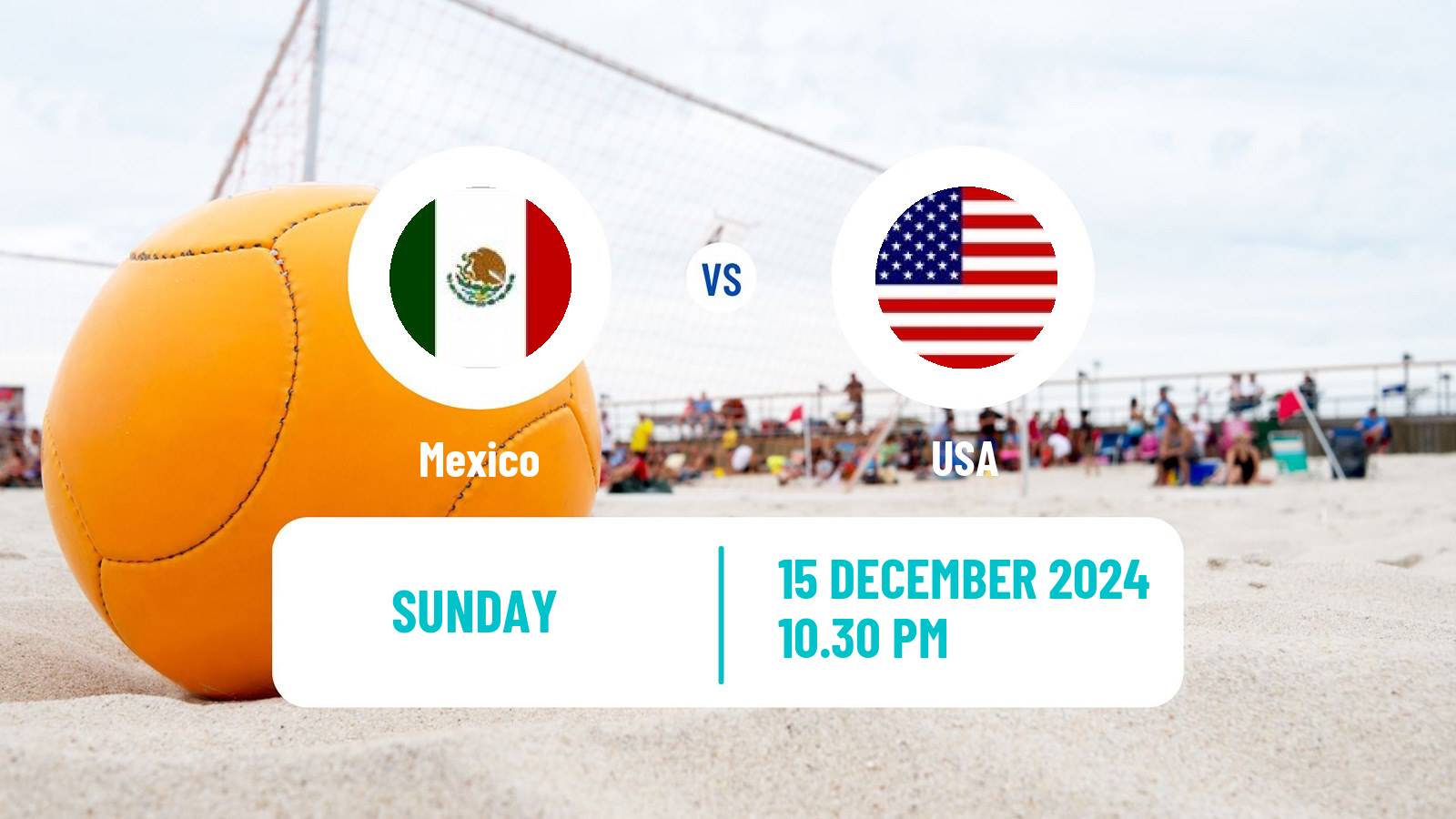 Beach soccer Acapulco Cup 2024 Mexico - USA