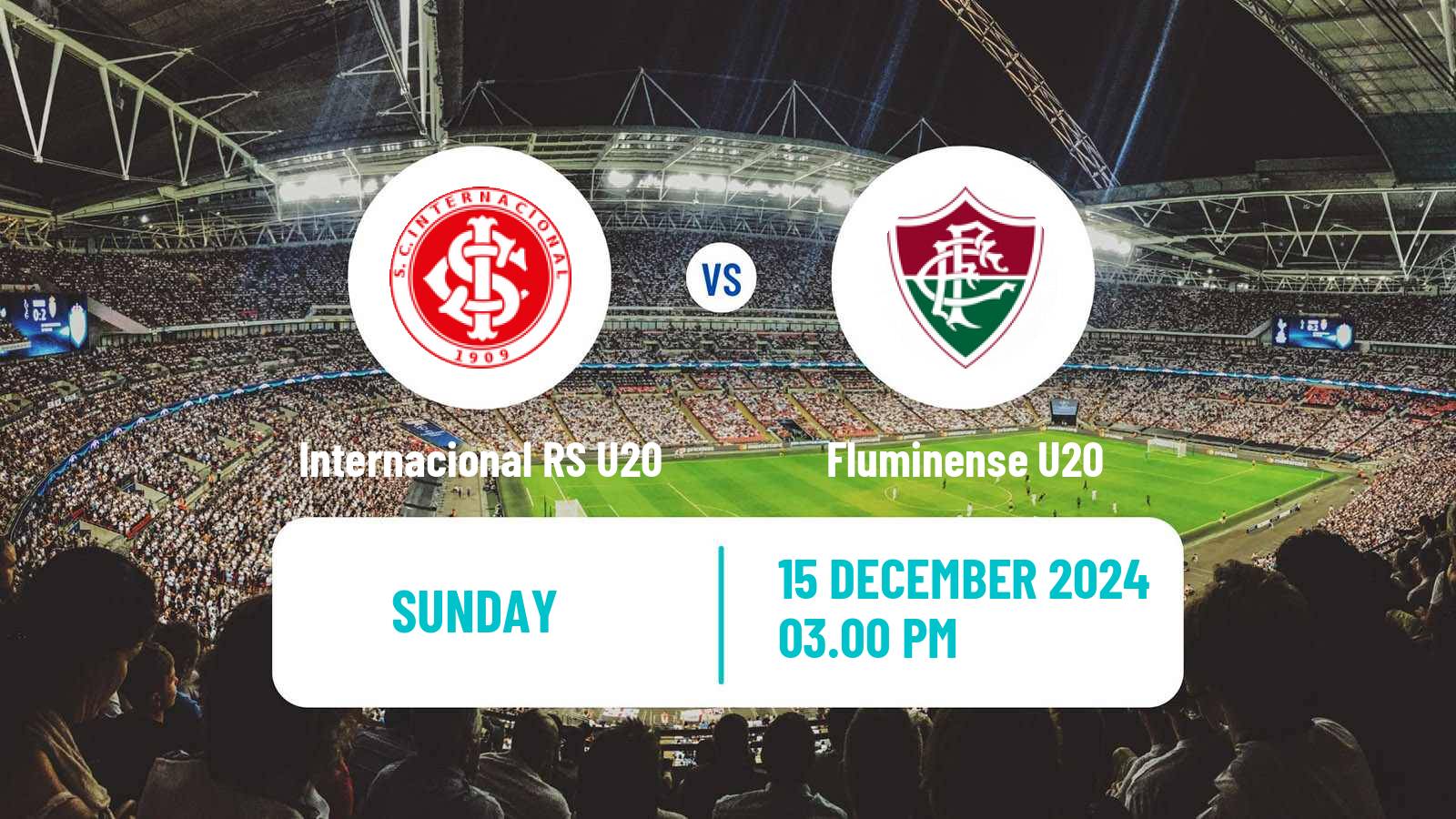 Soccer Brazilian Copinha Women Internacional RS U20 - Fluminense U20