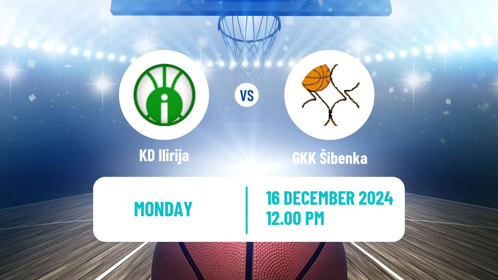 Basketball Adriatic League 2 Ilirija - GKK Šibenka