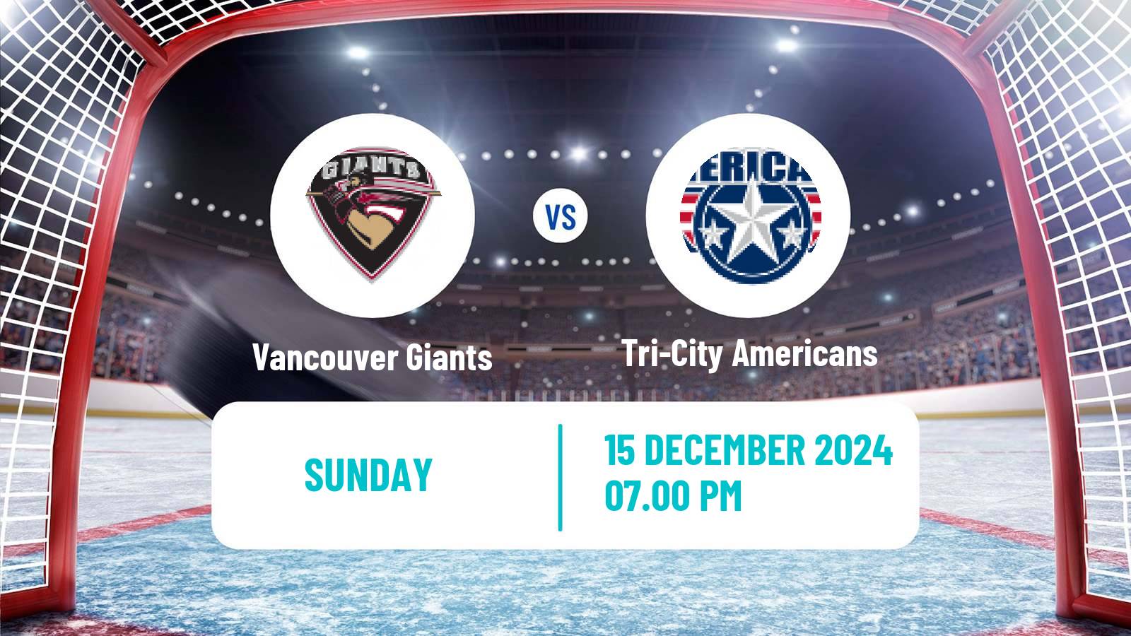 Hockey WHL Vancouver Giants - Tri-City Americans