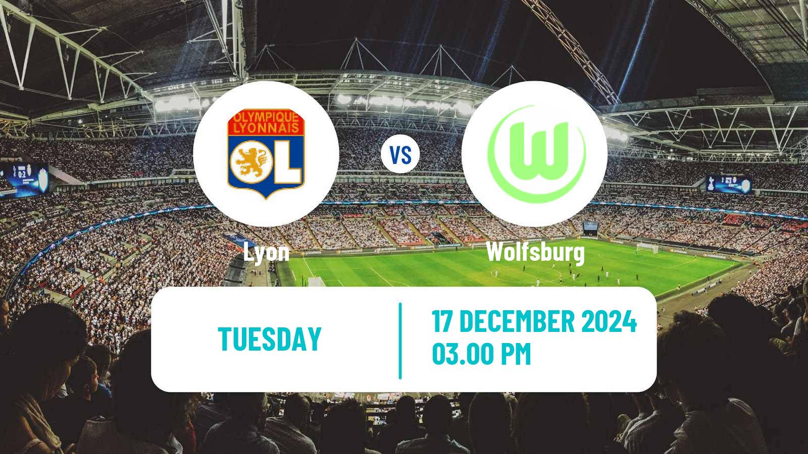 Soccer UEFA Champions League Women Lyon - Wolfsburg