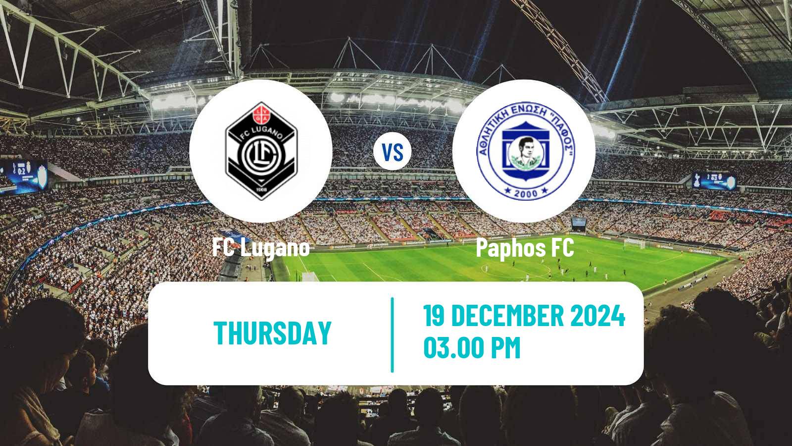 Soccer UEFA Europa Conference League Lugano - Paphos