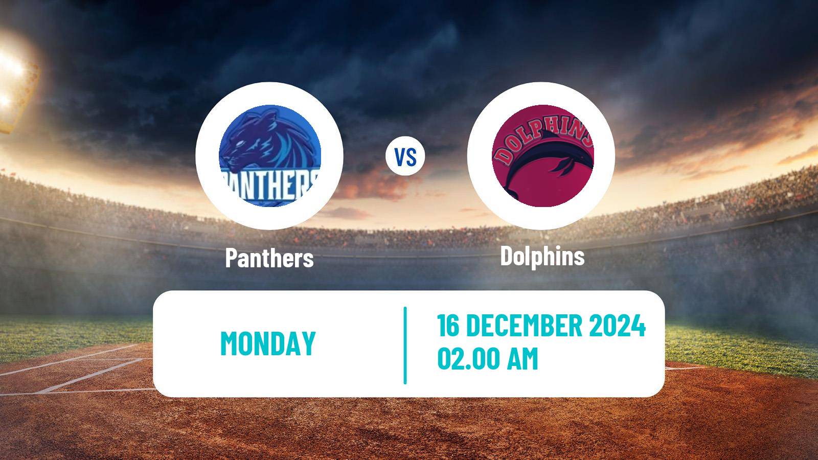 Cricket Pakistan Champions T20 Cup Panthers - Dolphins