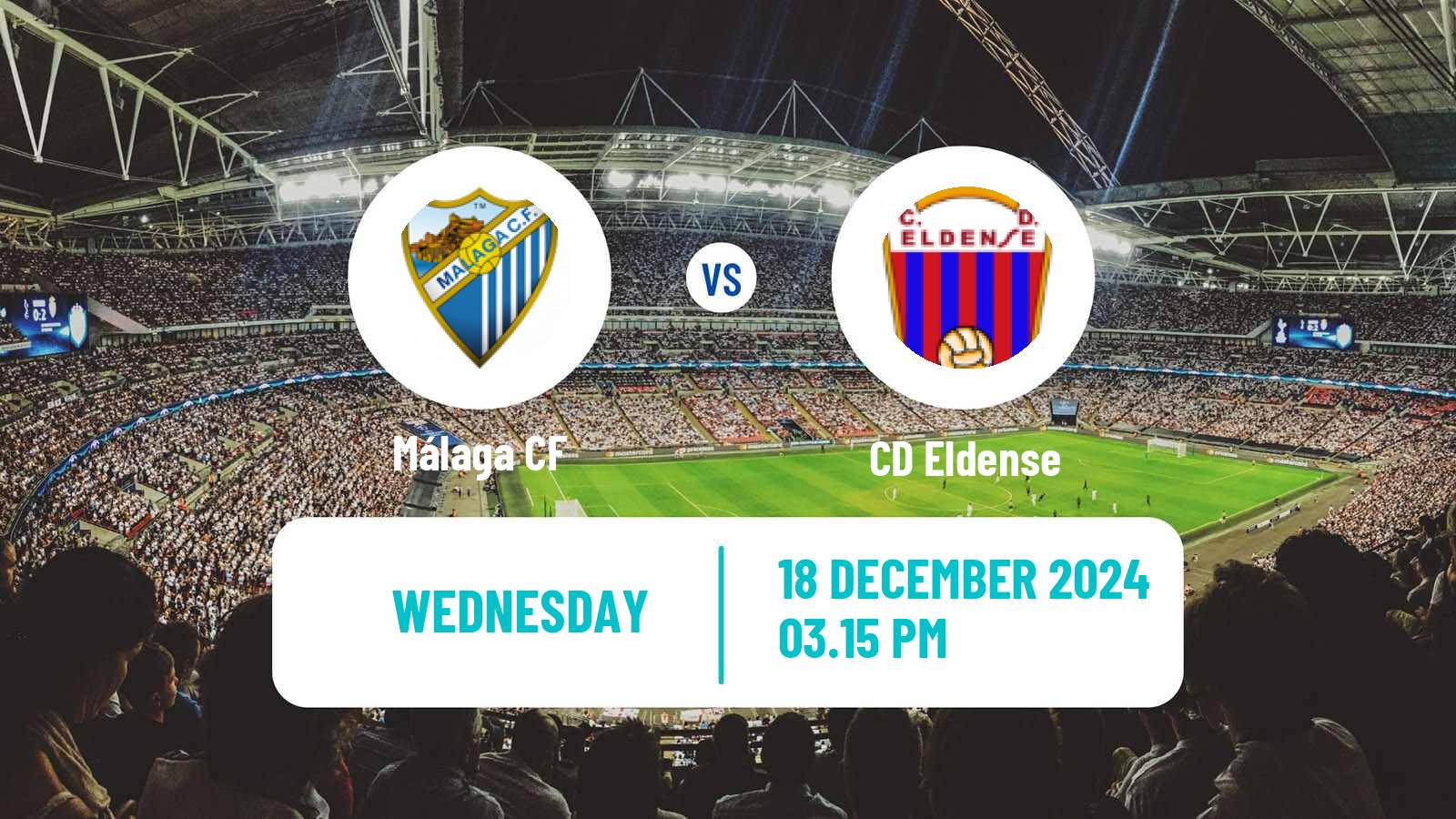 Soccer Spanish LaLiga2 Málaga - Eldense