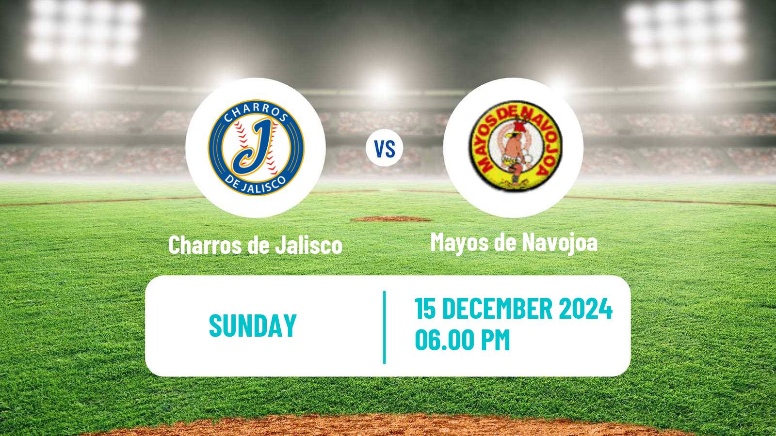 Baseball LMP Charros de Jalisco - Mayos de Navojoa