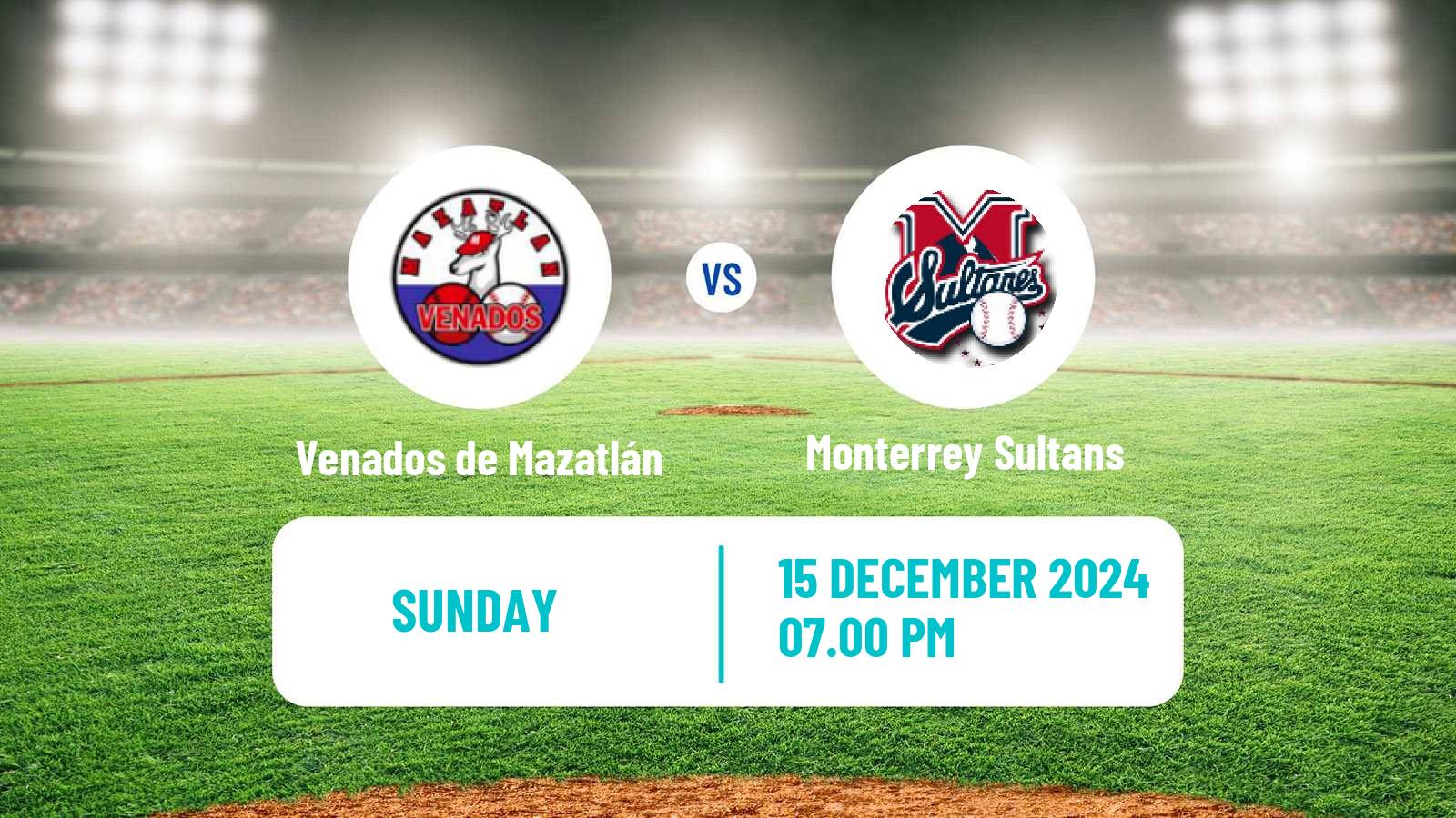 Baseball LMP Venados de Mazatlán - Monterrey Sultans