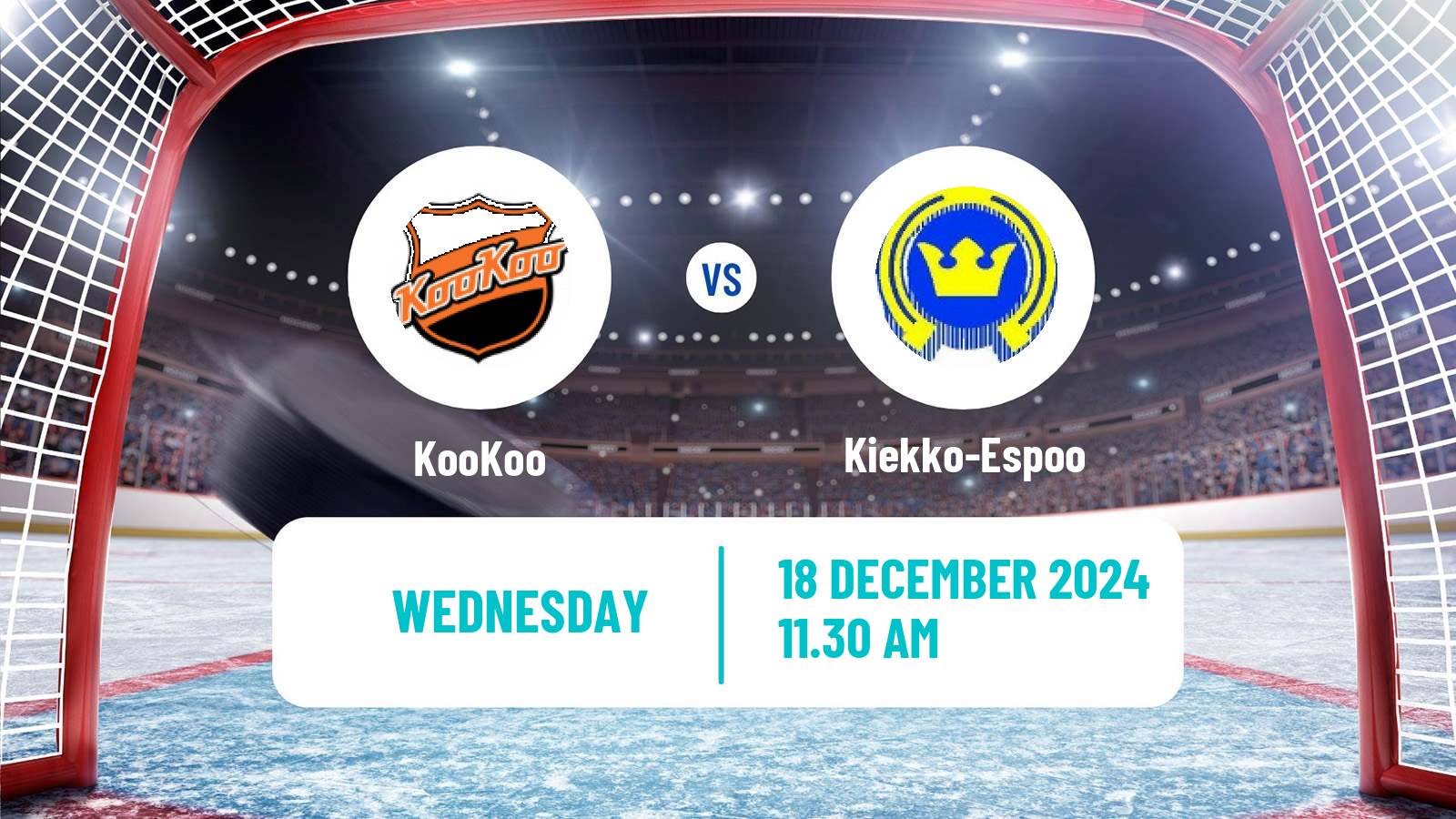 Hockey Finnish SM-liiga KooKoo - Kiekko-Espoo