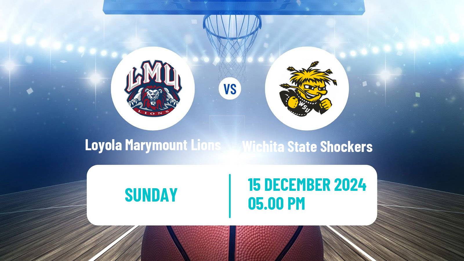 Basketball NCAA College Basketball Women Loyola Marymount Lions - Wichita State Shockers