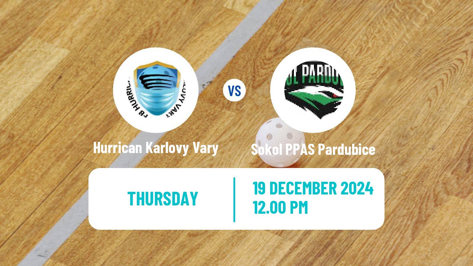 Floorball Czech Superliga Floorball Hurrican Karlovy Vary - Sokol PPAS Pardubice