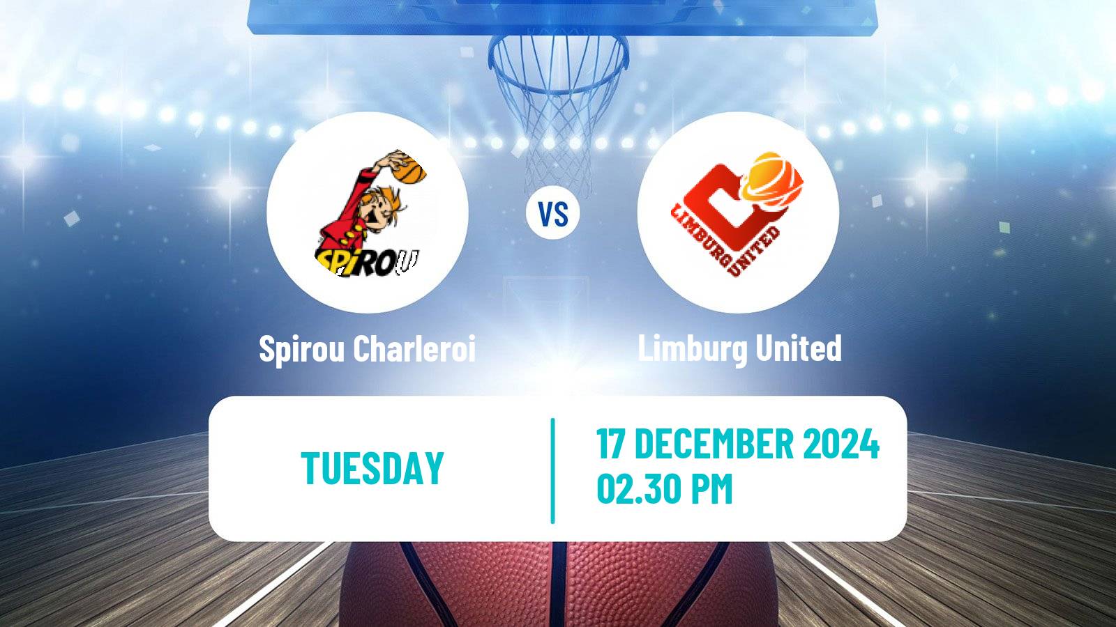 Basketball BNXT League Spirou Charleroi - Limburg United