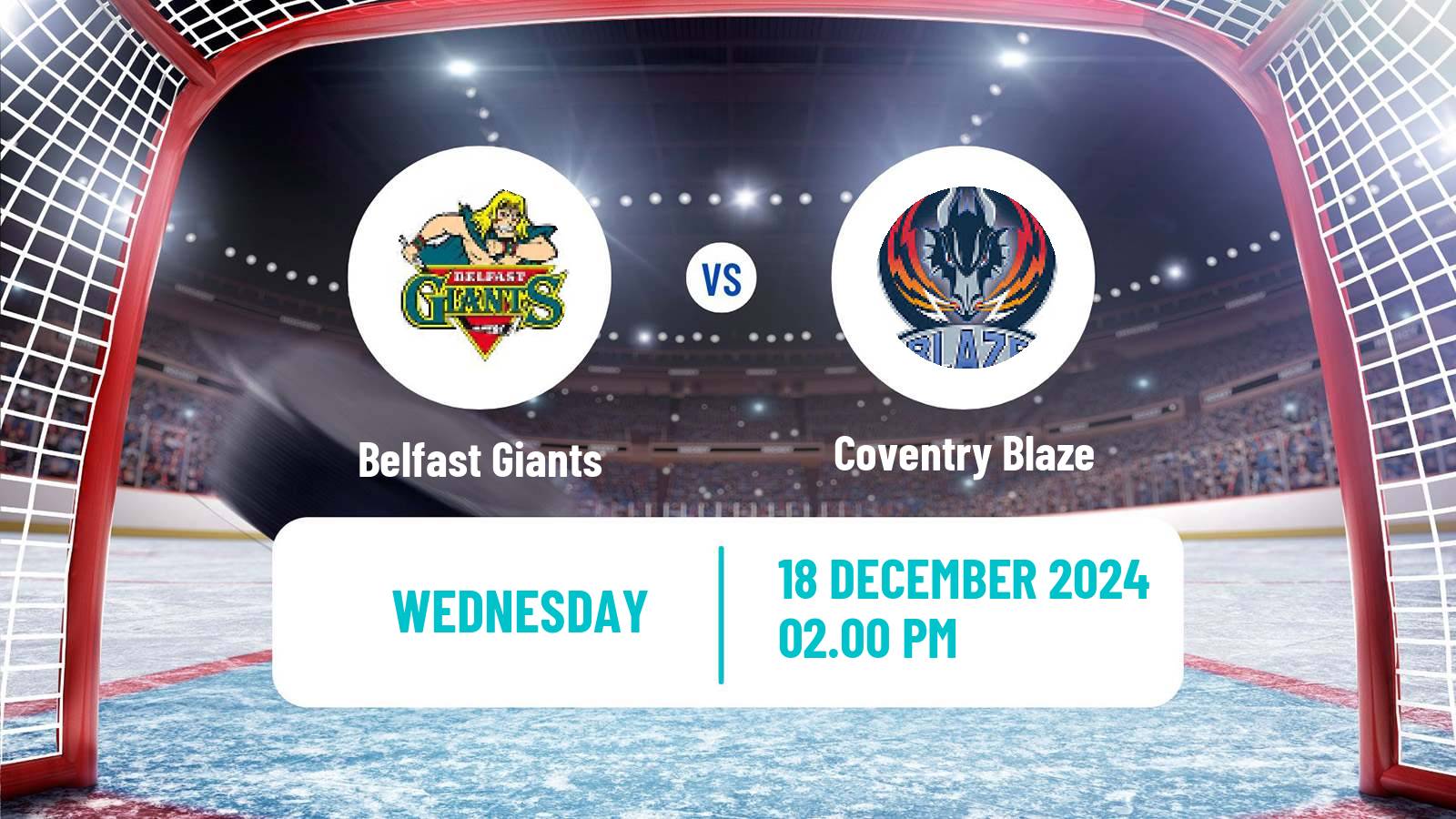 Hockey United Kingdom Elite League Belfast Giants - Coventry Blaze