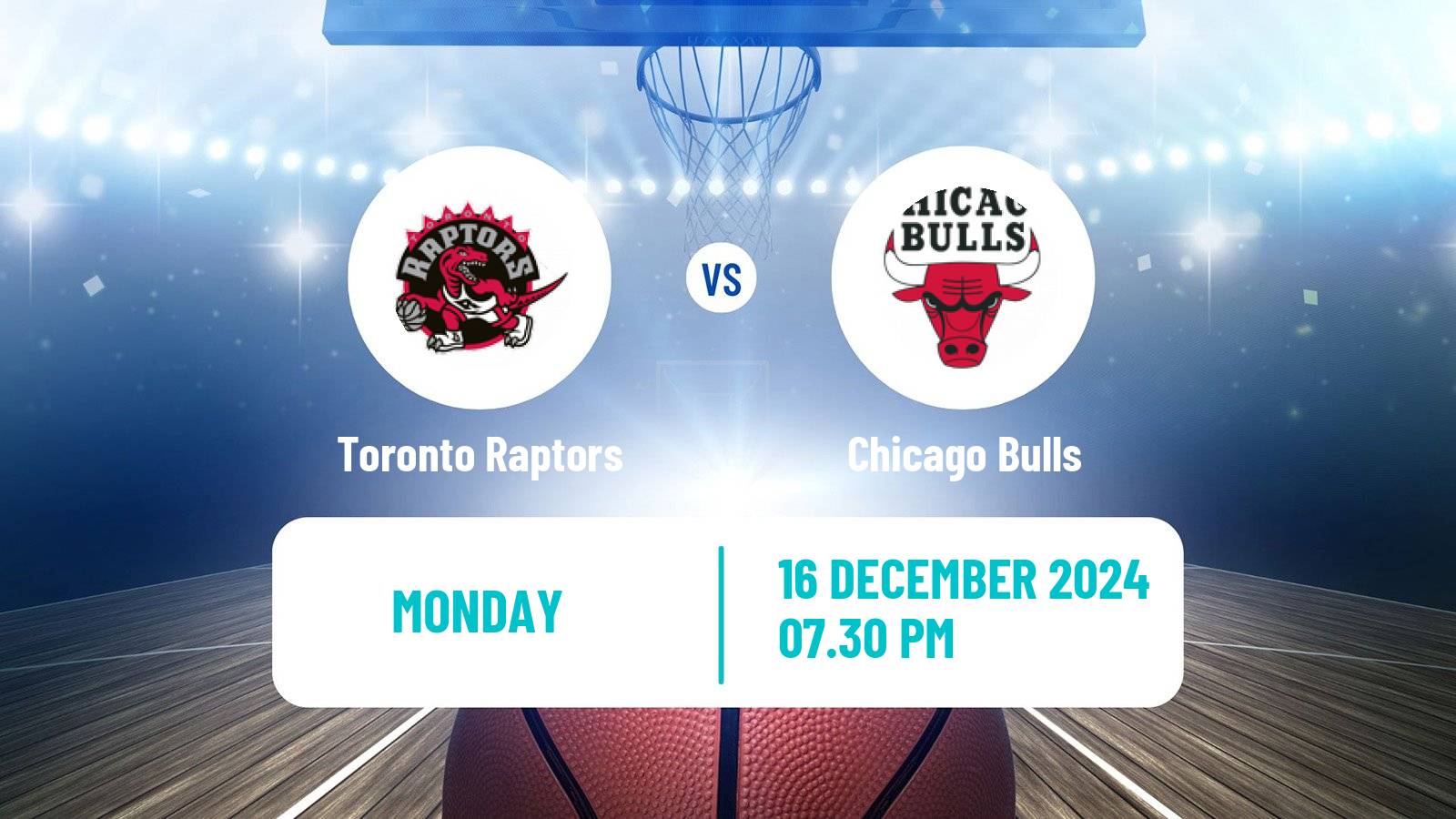 Basketball NBA Toronto Raptors - Chicago Bulls