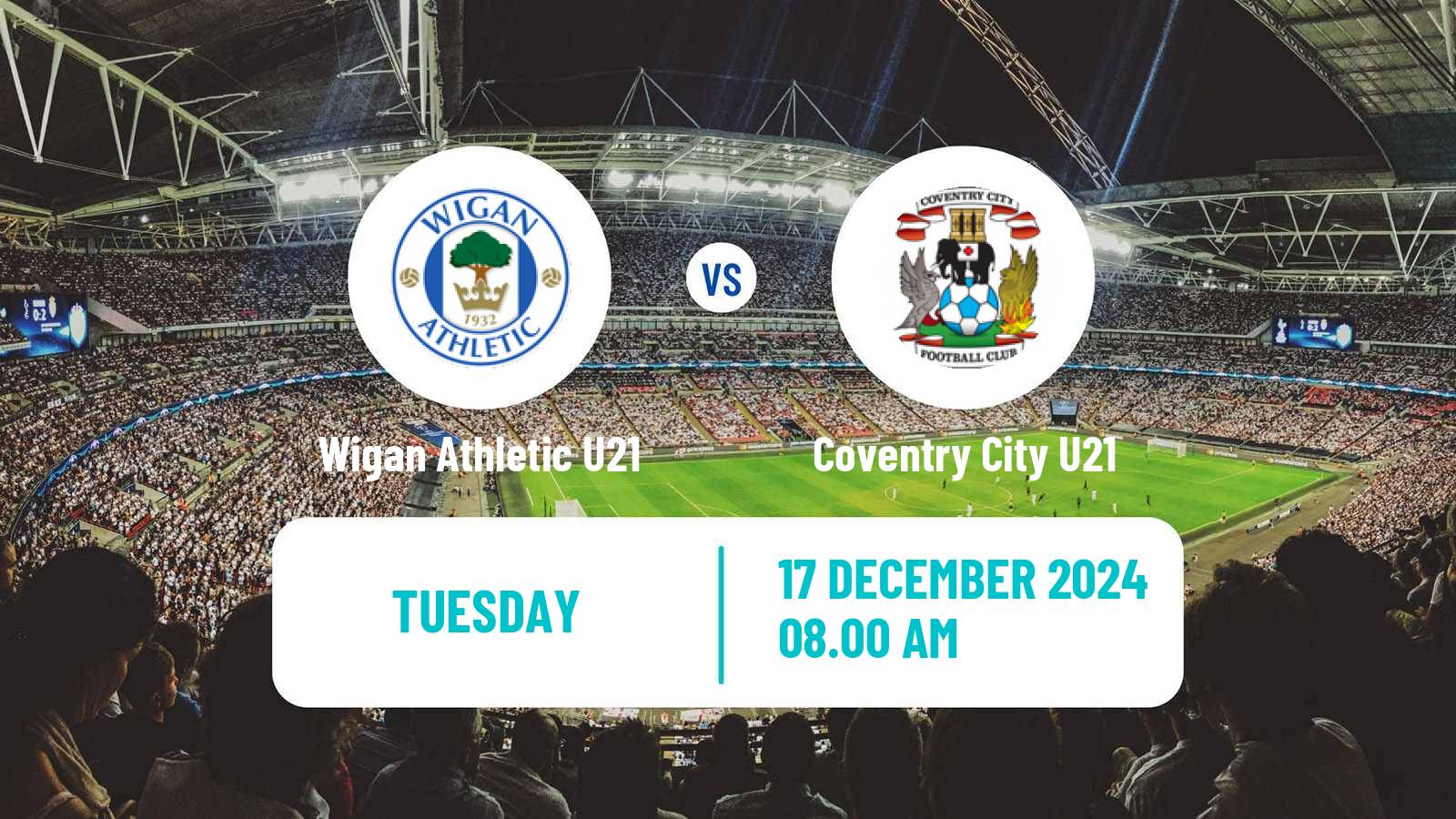 Soccer English Professional Development League Wigan Athletic U21 - Coventry City U21