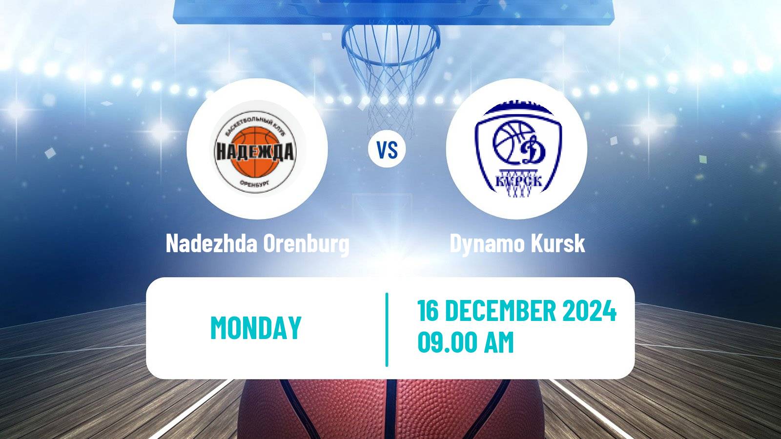 Basketball Russian Premier League Basketball Women Nadezhda Orenburg - Dynamo Kursk