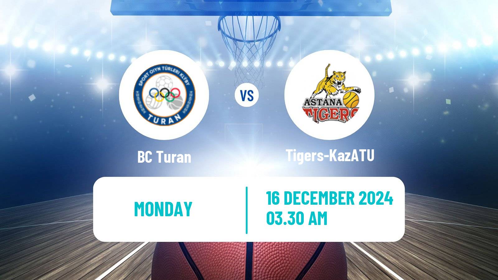 Basketball Kazakh Higher League Basketball Turan - Tigers-KazATU